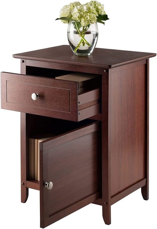 Wood Eugene Accent table Wooden nightstands