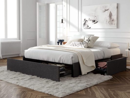 Bed with Drawers